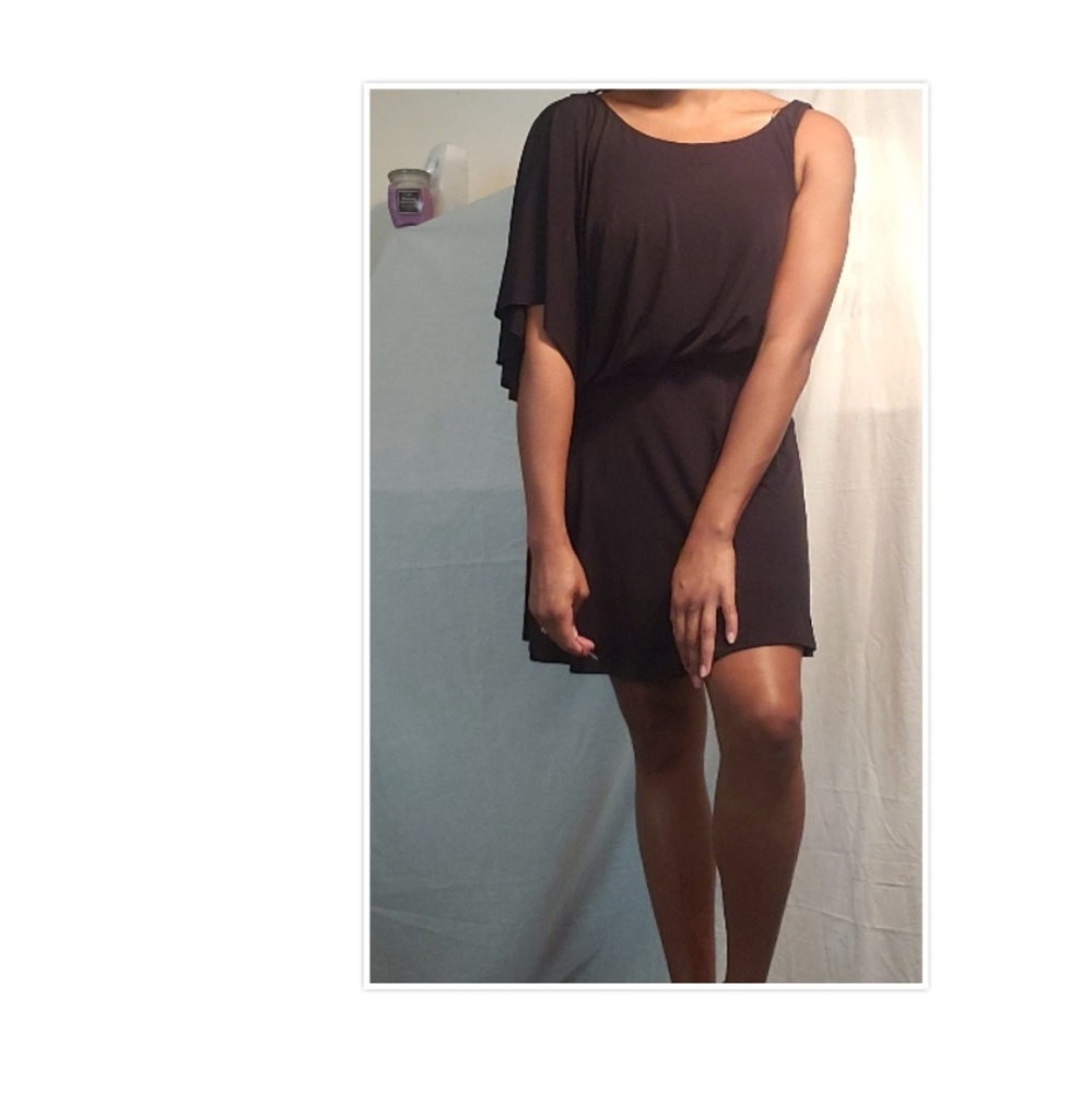 BOGO 2$25, 3$30-Cute Flowy One-Sleeve Party Dress